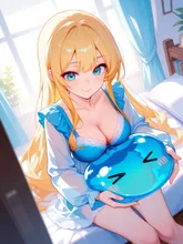 スライム娘 — しーーや。さんのAIイラスト