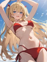 ブロンドサーファー赤