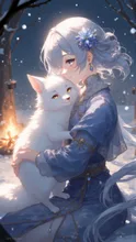白銀の寵愛 — RIZEさんのAIイラスト