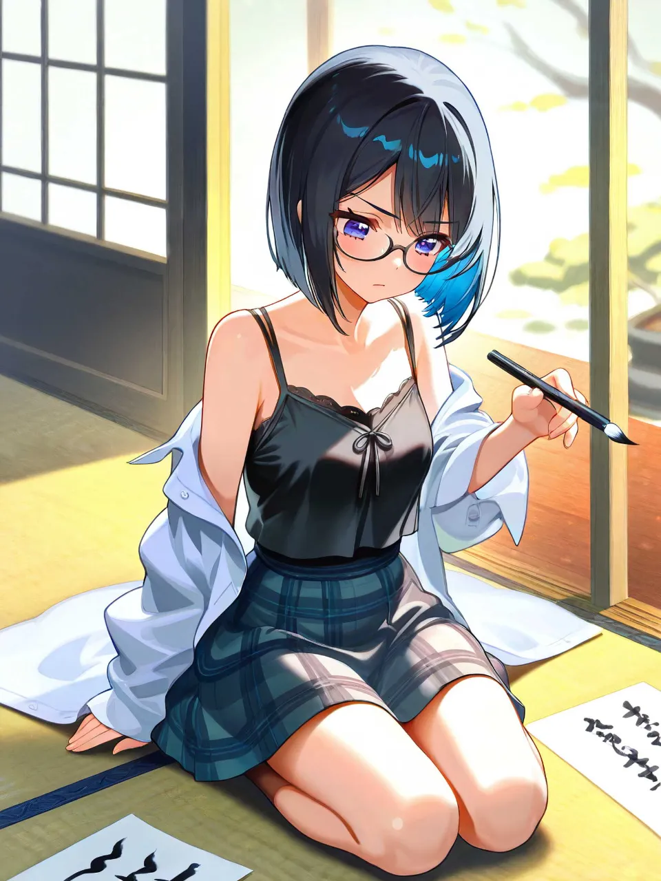 あー暑い! — hiro106483さんのAIイラスト