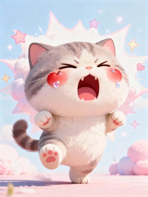 怒ったにゃん
