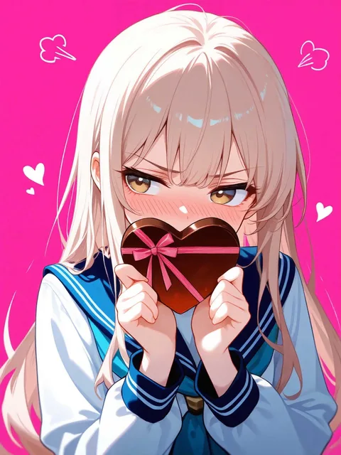 『ど、どうせ誰にも貰えないんでしょ!可哀想だからあんたに1つあげるわよ』