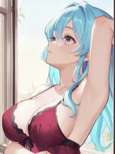 朝の1シーン — まったりサラダさんのAIイラスト