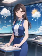 天気予報☀︎☁︎︎☂︎⚡︎☃︎気象予報士のお姉さん