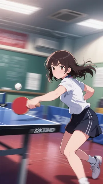 ラリーの途中