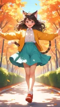 S　にゃんにゃん秋コーデ
