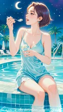 Night pool
