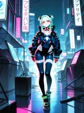 Rebecca — サイバーパンクのAIイラスト|SUPPART