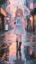 雨粒が消える前に、陽子。