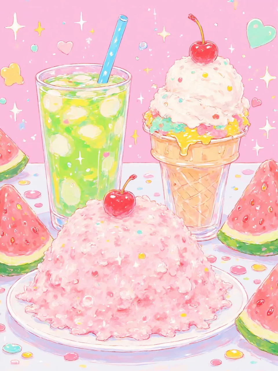 夏の楽しみ — ASAさんのAIイラスト