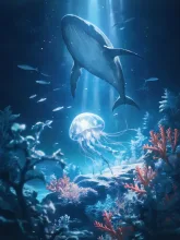 深海さんぽ·ゆらめく青の楽園 の投稿作品