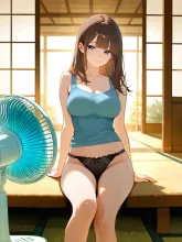 扇風機の午後·残暑の気だるさ の投稿作品