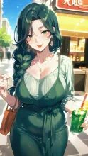 メロンと夏の女性·みずみずしい夏 の投稿作品