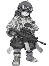 Mobile soldier — 詩☕さんのAIイラスト