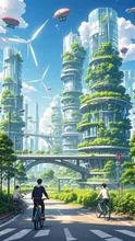 urban vegetation — wutongshuさんのAIイラスト