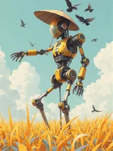 high-tech scarecrow type4