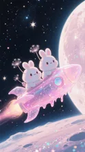 月出身のたんぽぽうさぎ