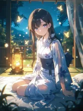 蚊帳の中の浴衣美人·夢見る夏の夜 の投稿作品
