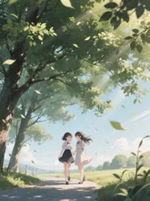 風にゆれる景色