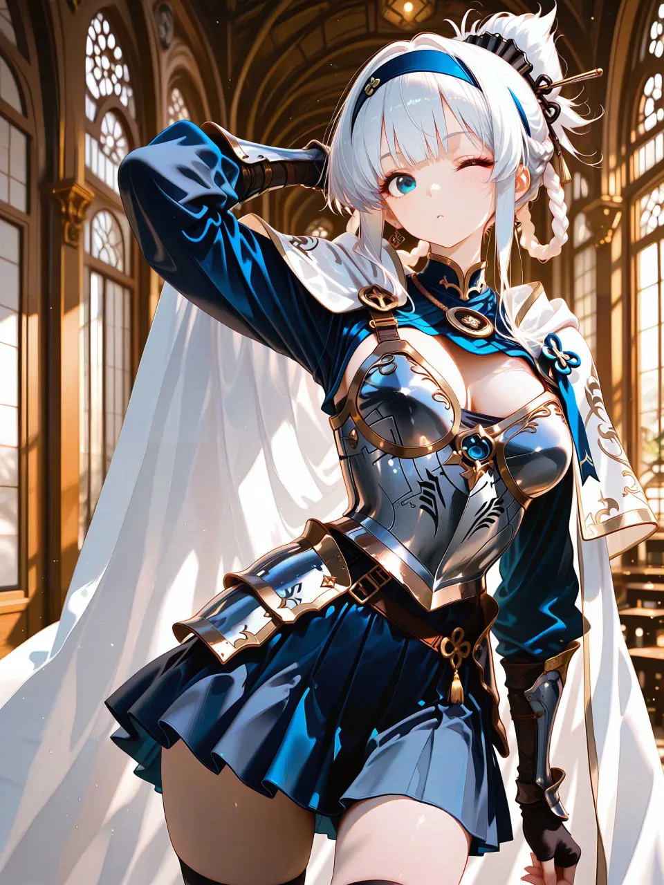 聖騎士コスプレ — コウさんのAIイラスト