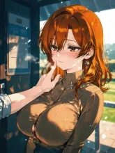 ダメ、キスは帰るまでお預けだ — AGLIさんのAIイラスト