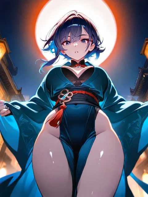 赤い月