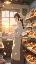やさしい光と焼きたての朝　2