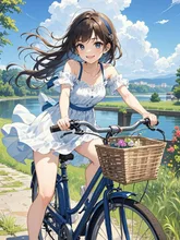 自転車に乗って