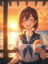 夕焼けシロップと、きみの音