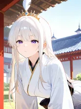 姫路城と巫女
