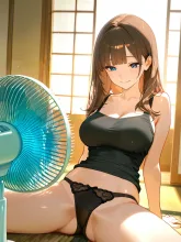 扇風機の午後·残暑の気だるさ の投稿作品
