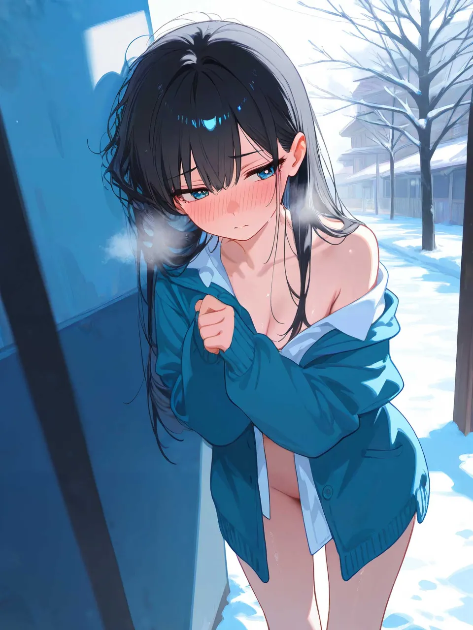 寒いです…