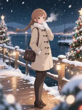Xmas night♪待ち合わせ(꒪ˊ꒳ˋ꒪)