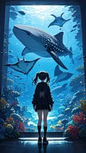 ジンベイザメの水槽