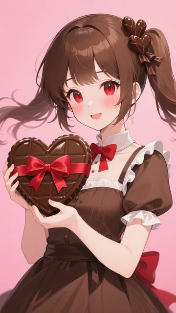 「私自身もチョコレートだよ!」