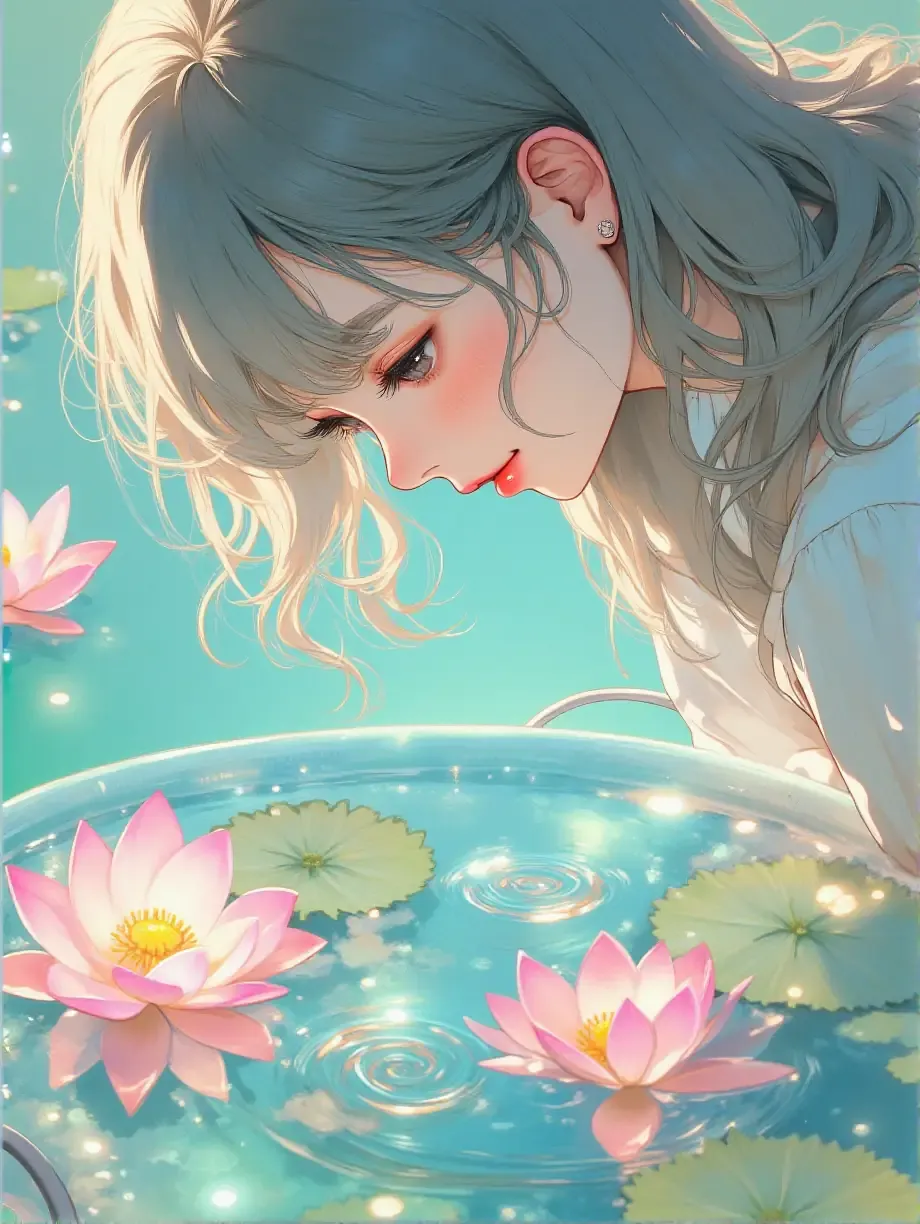美しい打ち水 — rairaさんのAIイラスト