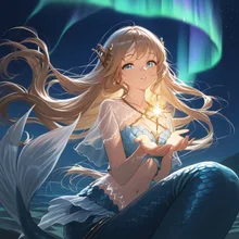 夜空と人魚
