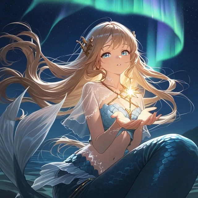 夜空と人魚