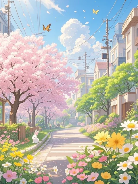 春色の風に乗って