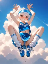 朝陽がのぼれば、チアガールものぼる！…白
