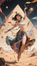 Dune dancer — クレヨンイラストのAIイラスト|SUPPART