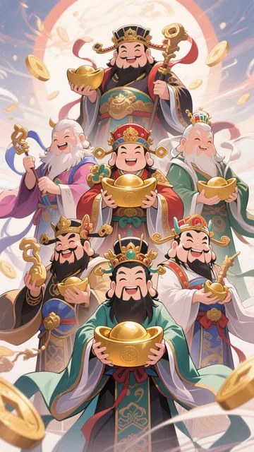 福の神💰これだけいたら御利益ありそうじゃない?💰💰💰