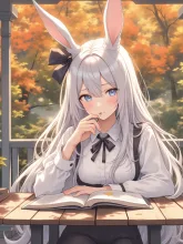 栞をはさむ指·読みかけのページに の投稿作品