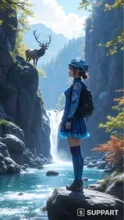 The sound of a mountain stream