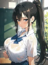 汗と制服·シャツが張りつく の投稿作品