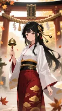 S　私の御当地ど〜こだ？ — 巫女のAIイラスト｜SUPPART