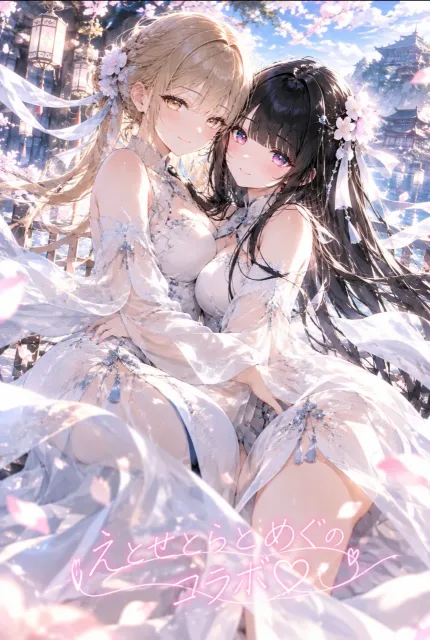 めちゃくちゃ素敵にできた♡可愛い2人なのに綺麗だね♡えとさんありがとう❤️❤️❤️