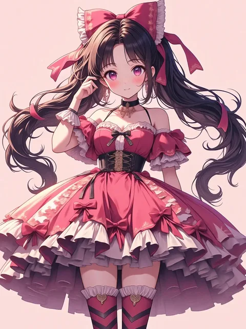 平面アニメ - 画像生成チャレンジ / るるちゃん⭐︎可愛い専門屋さん