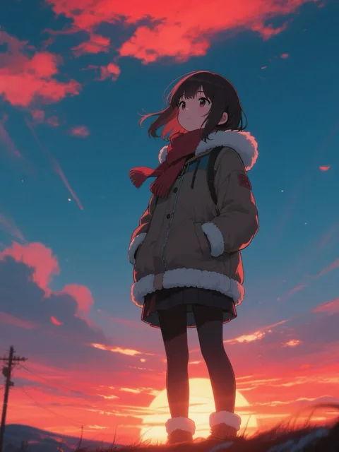夕暮れの空