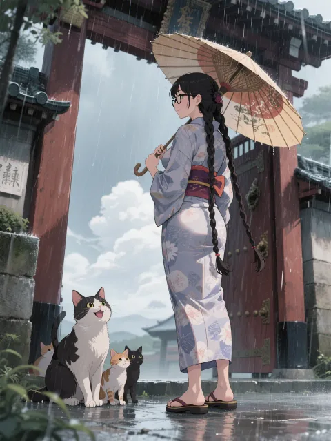 「穂蔵 灯子(ほのぐら とうこ)」の雨宿り
